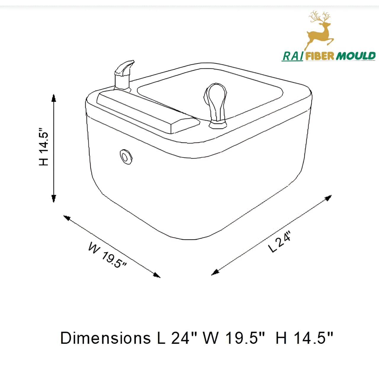 Robust Pedicure Jacuzzi Premium Tub - Image 5